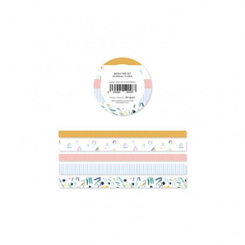Set de washi tapes MEDITERRÁNEO de Lora Bailora