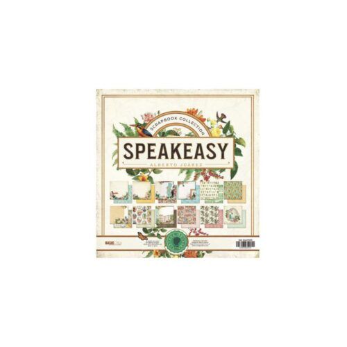 Stack de papeles a doble cara Speak easy de Vintage Odyssey