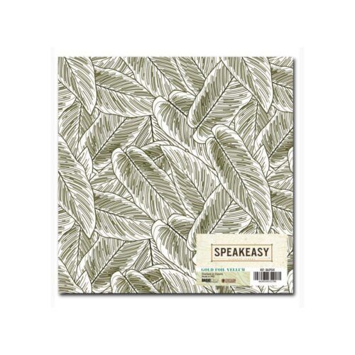 Vellum con foil dorado Speak easy Vintage Odyssey