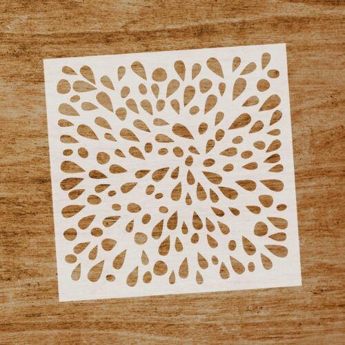 Stencil Gotas