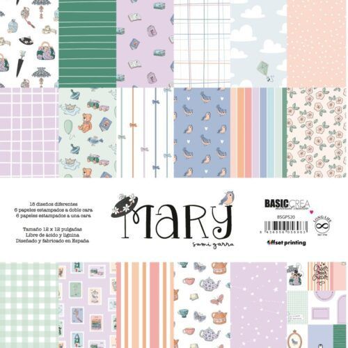 Stack 12"x12" Mary de Sami Garra