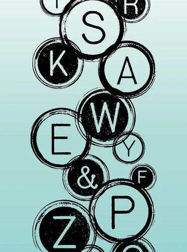 Sello acrílico Typewriter Keys de Studio Light