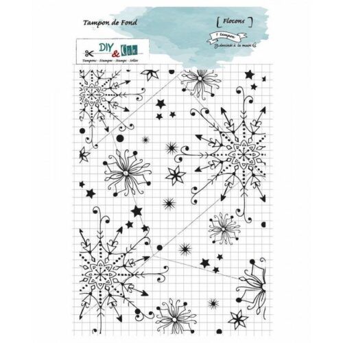 Sello copos de nieve Diy & Cie