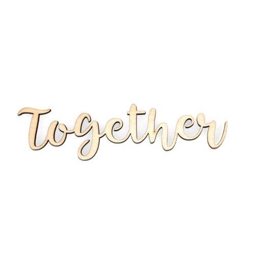 Palabra de madera - Together  (Inglés)