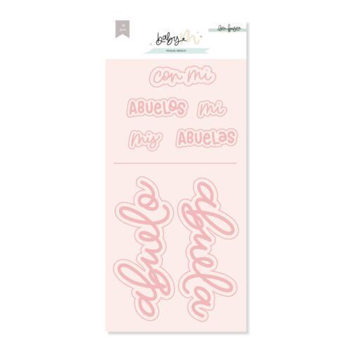 Troquel Abuelos BABY M de Lora Bailora