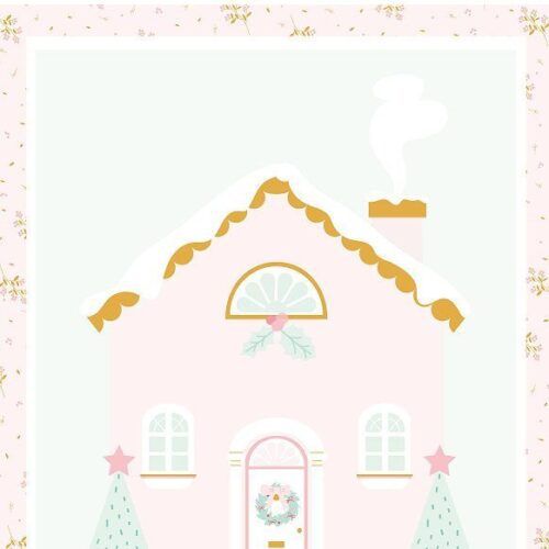 Troquel Casita de Navidad Mujercitas de The Mint Feather