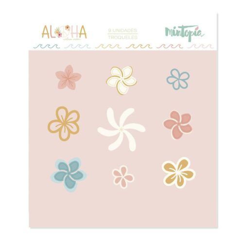 Troquel Mintopía Aloha Mini Flores Tropicales