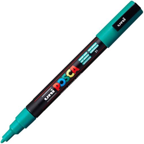 Rotulador Posca PC-3M Verde Esmeralda