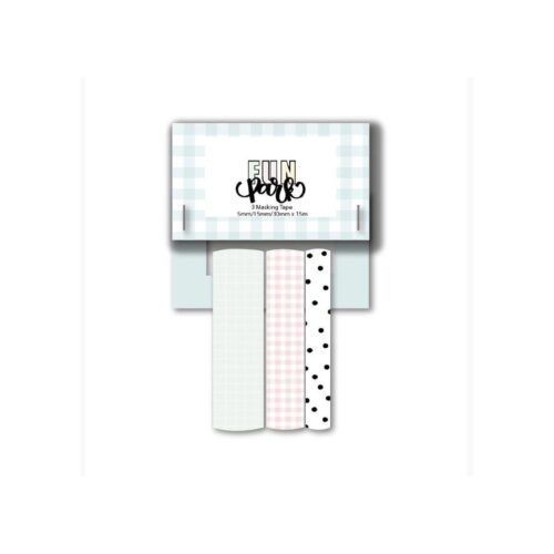 Washi Tape pack 3 cintas Fun Park de The Mint Feather