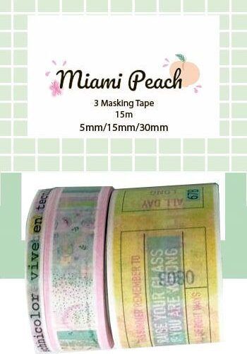 Washi Tape Miami Peach by The Mint Feather