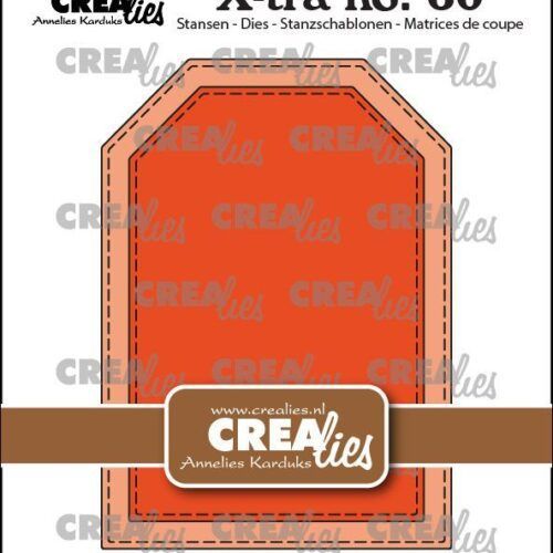 Troquel ATC Tag con puntadas de CREAlies