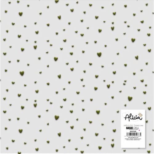 Vellum foil Corazones plata Alicia de Sami Garra