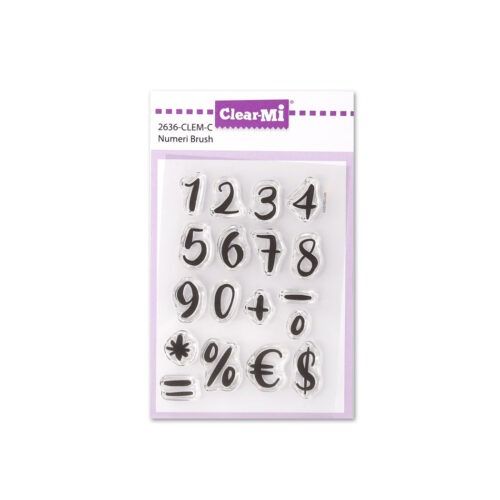 Set de sellos transparentes "Numeri bruch" IMPRONTE DE AUTORE