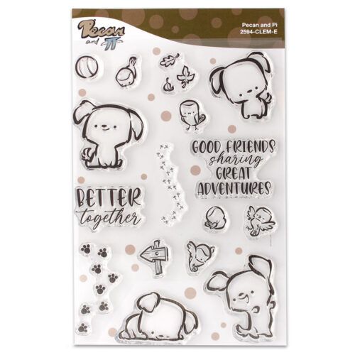 Set de sellos transparentes "Pecan and Pi" IMPRONTE DE AUTORE