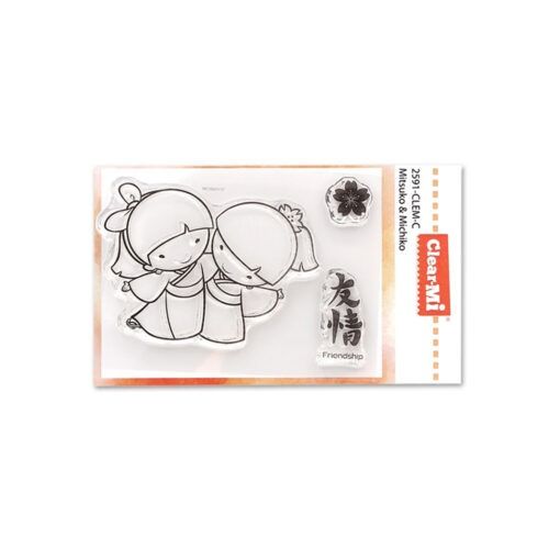 Set de sellos transparentes "Mitsuko&Michiko" IMPRONTE DE AUTORE