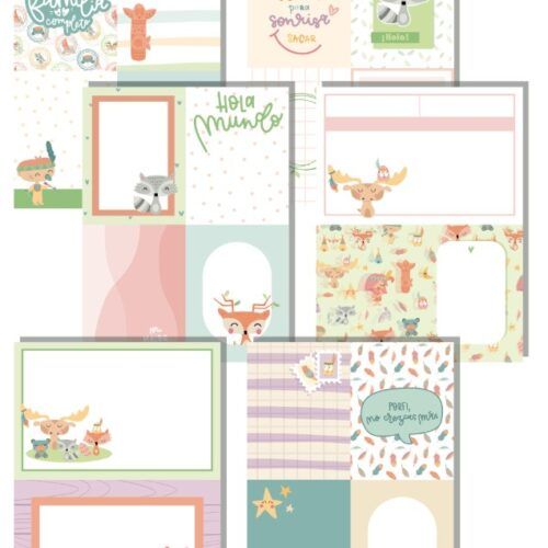 Tarjetas Pequeño Tipi de Iriri Estudio
