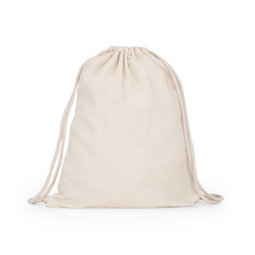 Mochila algodón con cordones 42x34cm