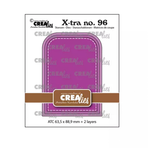 Troquel ATC Rounded Corners with stitch