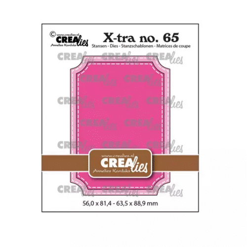 Troquel ATC Ticket with stitch