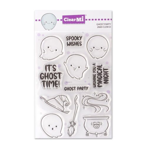 Set de sellos transparentes "Ghost Party" IMPRONTE DE AUTORE