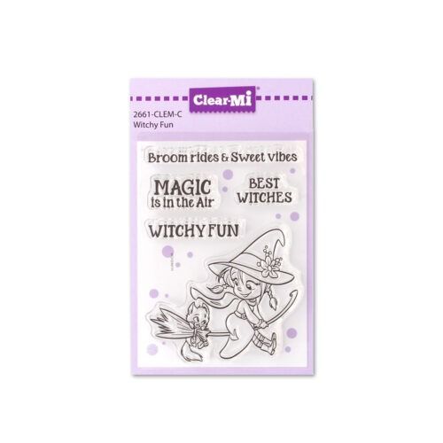 Set de sellos transparentes "Witchy Fun" IMPRONTE DE AUTORE