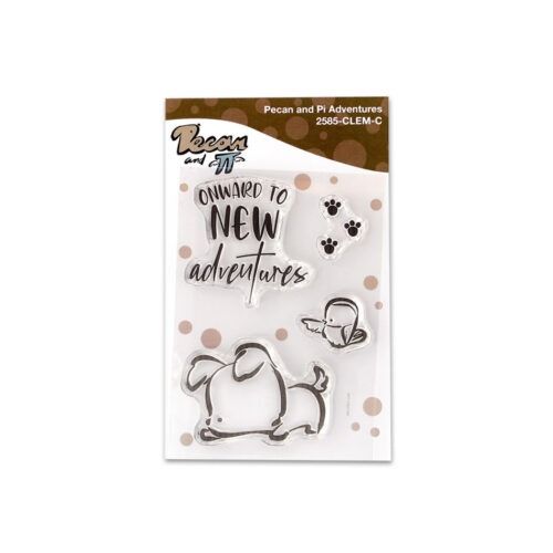 Set de sellos transparentes "Aventuras de Pecan y Pi" IMPRONTE DE AUTORE