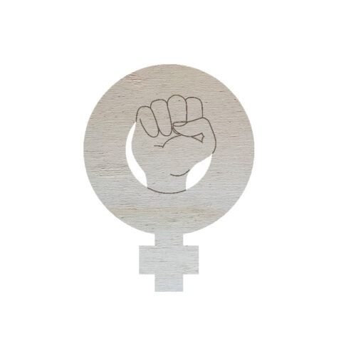 Silueta de madera - Mujer