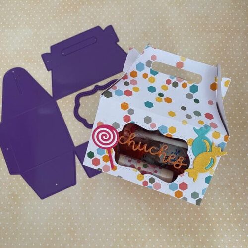 Troquel Caja Picnic de Morado Craft