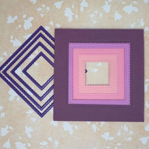 Troquel de ventana cuadrados de Morado Craft