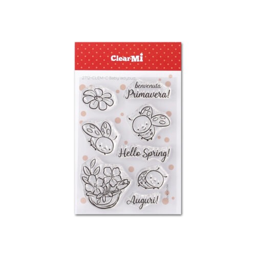 Set de sellos transparentes "Baby ladybug" IMPRONTE DE AUTORE