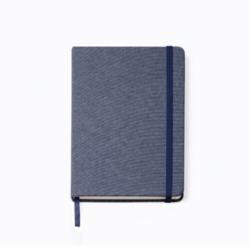 Libreta A5 tapas algodón AZUL
